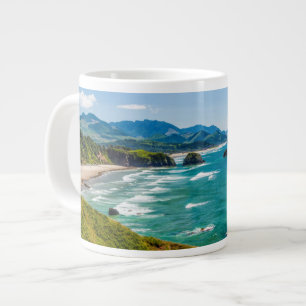 Grande Tasse Parc d'État Ecola, Oregon. Panorama de Crescent