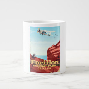 Grande Tasse Parc national Forillon, affiche de voyage Canada