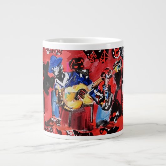 Grande Tasse Parfait pour les amateurs de blues ! (Devant)