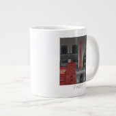 Grande Tasse Paris Elevages par nuit - Rouge (Devant droit)