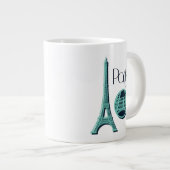 Grande Tasse Paris Turquoise (Devant droit)
