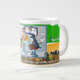 Grande Tasse Partenaires dans le Crime Jeu de Mots Humoristiq