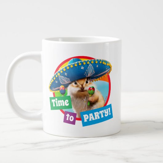 Grande Tasse Parti Chipmunk De Sombrero (Gauche)