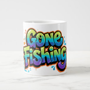 Grande Tasse Parti Pêcher Drôle Cadeau Arc-en-ciel de Dessin An