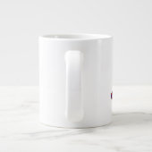 Grande Tasse Pas assez de café ou de doigts moyens Café géant M (Dos)