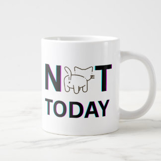 Grande Tasse pas aujourd'hui chat