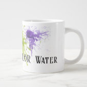 Grande Tasse Pas d'aquarelle, avec des éclaboussures de peintur (Droite)