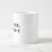 Grande Tasse Pas de café Pas de boue (Devant)