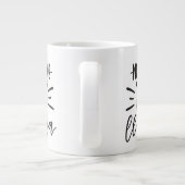 Grande Tasse Pas de design de lama (Dos)