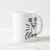 Grande Tasse Pas de design de lama (Devant droit)
