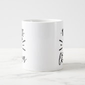 Grande Tasse Pas de design de lama (Devant)