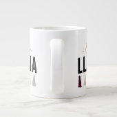 Grande Tasse Pas de flamme| Tassels d'or (Dos)