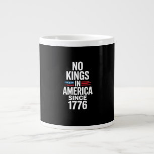 Grande Tasse Pas de rois en Amérique depuis 1776 Minimal Clean
