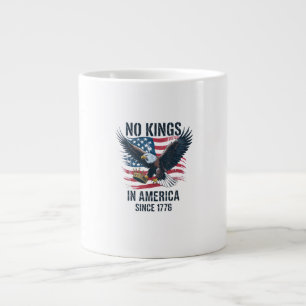 Grande Tasse Pas de rois en Amérique depuis 1776 Minimal Clean