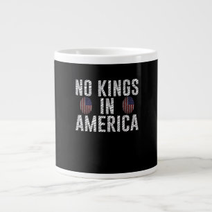 Grande Tasse Pas de rois en Amérique Drapeau américain Empreint