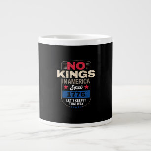 Grande Tasse Pas de rois en Amérique Retro Classic