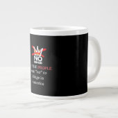 Grande Tasse Pas de rois Nous le Peuple Style Classique Liberté (Devant droit)