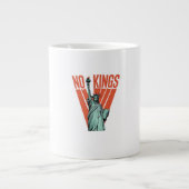Grande Tasse Pas de rois Statue de protestation Classique améri (Devant)