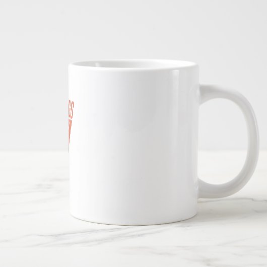 Grande Tasse Pas de rois Statue de protestation Classique améri (Droite)