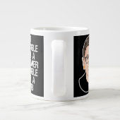 Grande Tasse Pas fragile comme une fleur fragile comme une bomb (Dos)