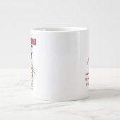 Grande Tasse Pas un Grinch juste Festive Challengé Funny Holida (Devant)
