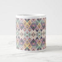 Pastel coloré Jacquard Pâques/Printemps