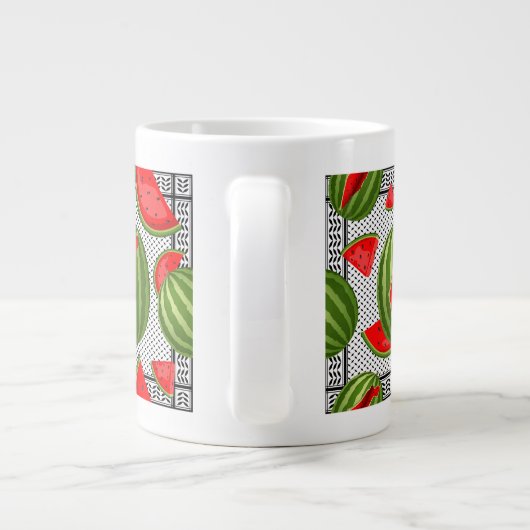 Grande Tasse Pastèque Palestine - Slice (Dos)