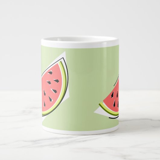 Grande Tasse Pastèque tranche verte 2 (Devant)