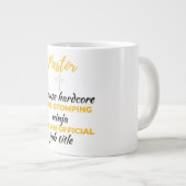 Grande Tasse Pasteur Because Hardcore Devil Stomping Ninja bl (Devant droit)
