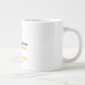 Grande Tasse Pasteur Because Hardcore Devil Stomping Ninja bl (Droite)