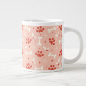 Grande Tasse Pâtes et os de Noël Motif (Droite)