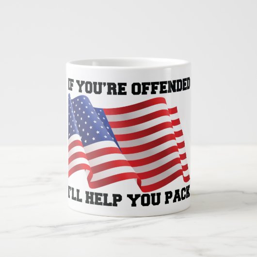 Grande Tasse patriote américain (Devant)
