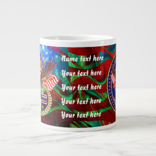 Grande Tasse Patriotique ou vétéran Choisir une vue Commentai