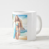Grande Tasse Pause du point d'action fille (Devant droit)