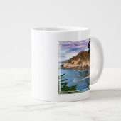 Grande Tasse Paysage de falaise côtière (Devant droit)
