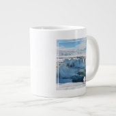 Grande Tasse Paysage de la cascade de Godafoss (Devant droit)