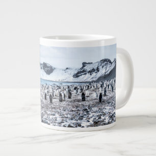 Grande Tasse Paysage de la colonie de pingouins de Chinstrap