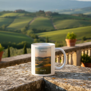 Grande Tasse Paysage de Toscane Italie