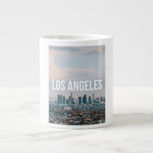 Grande Tasse Paysage urbain rétro de Los Angeles, esthétique de