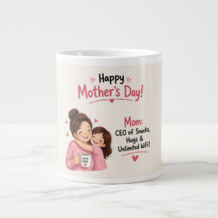 Grande Tasse PDG Fun de Snacks & Hugs Illustration