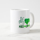 Grande Tasse Peace Love Irish-60682 (Devant droit)