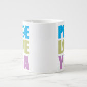 Grande Tasse Peace Love Yoga (Devant)