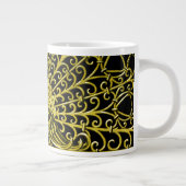 Grande Tasse Peacock Gold Art Nouveau (Droite)