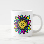 GRANDE TASSE PEACOCK MANDALA (Droite)