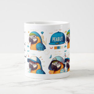 Grande Tasse "Peanut" crée un visuel vibrant et imaginatif.