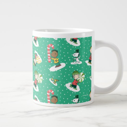 Grande Tasse Peanuts Peppermint Dreams Snowflake Motif (Droite)