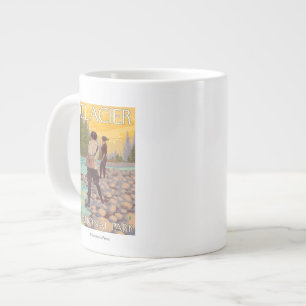 Grande Tasse Pêche à la mouche - Parc national des Glaciers, MT