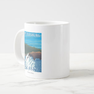 Grande Tasse Pêche à l'ours à la rivière - Petersburg, Alas