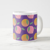 Grande Tasse Pêche rose et oranges (Devant droit)