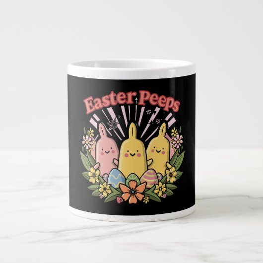 Grande Tasse Peeps de Pâques (Devant)